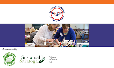 Repair Café at Saratoga Springs Public Library
