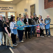 A larger version of: Ribbon cutting