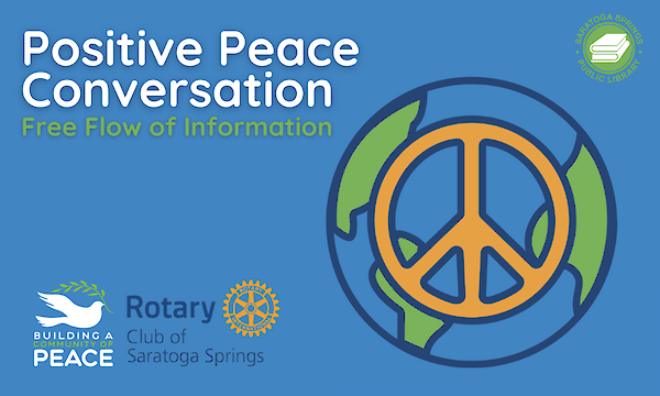 Read More about the featured event: Positive Peace Conversation: Free Flow of Information