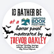 A larger version of: Attendee-Made Saratoga Book Festival Horror Panel Sticker